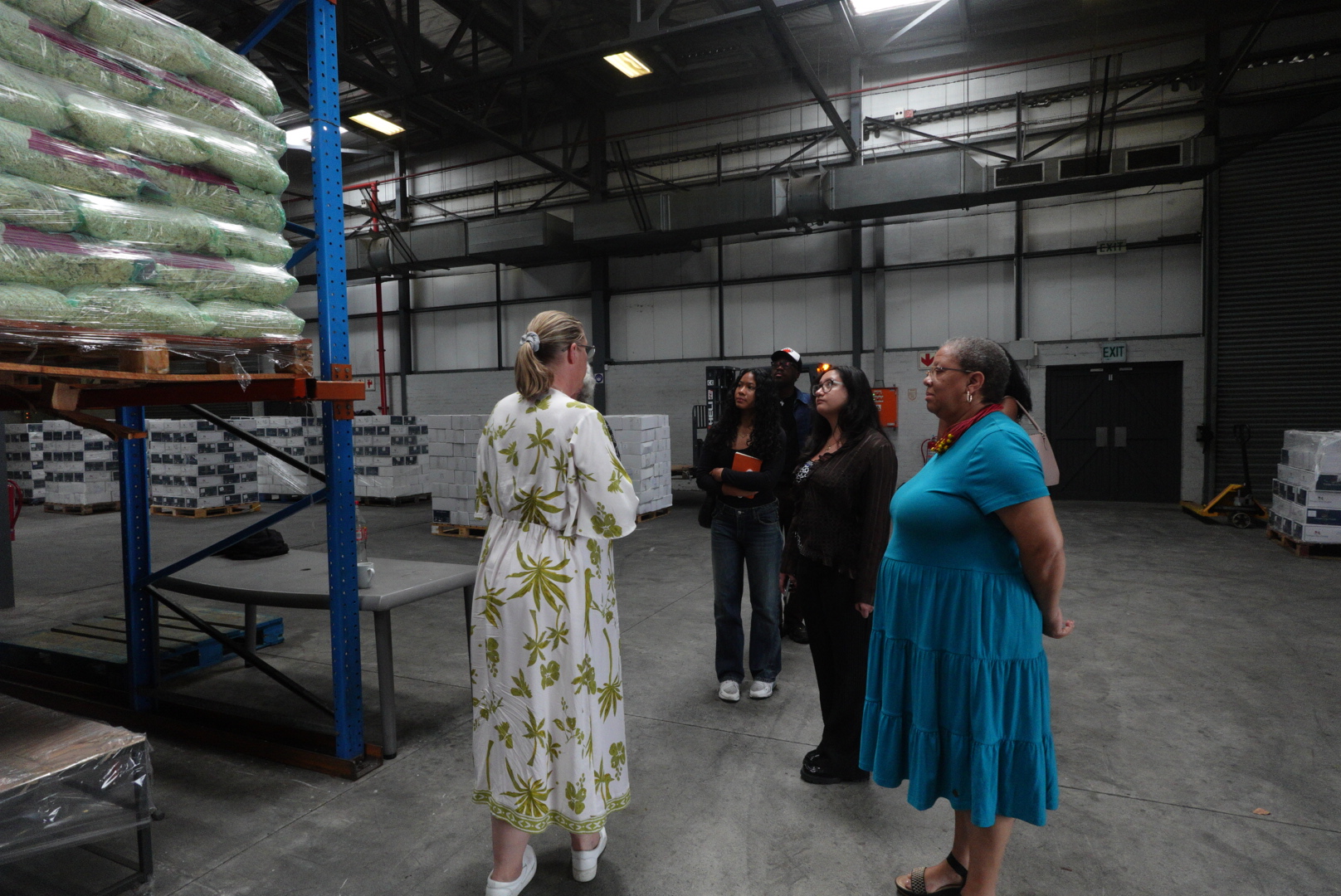 Food-security site visit