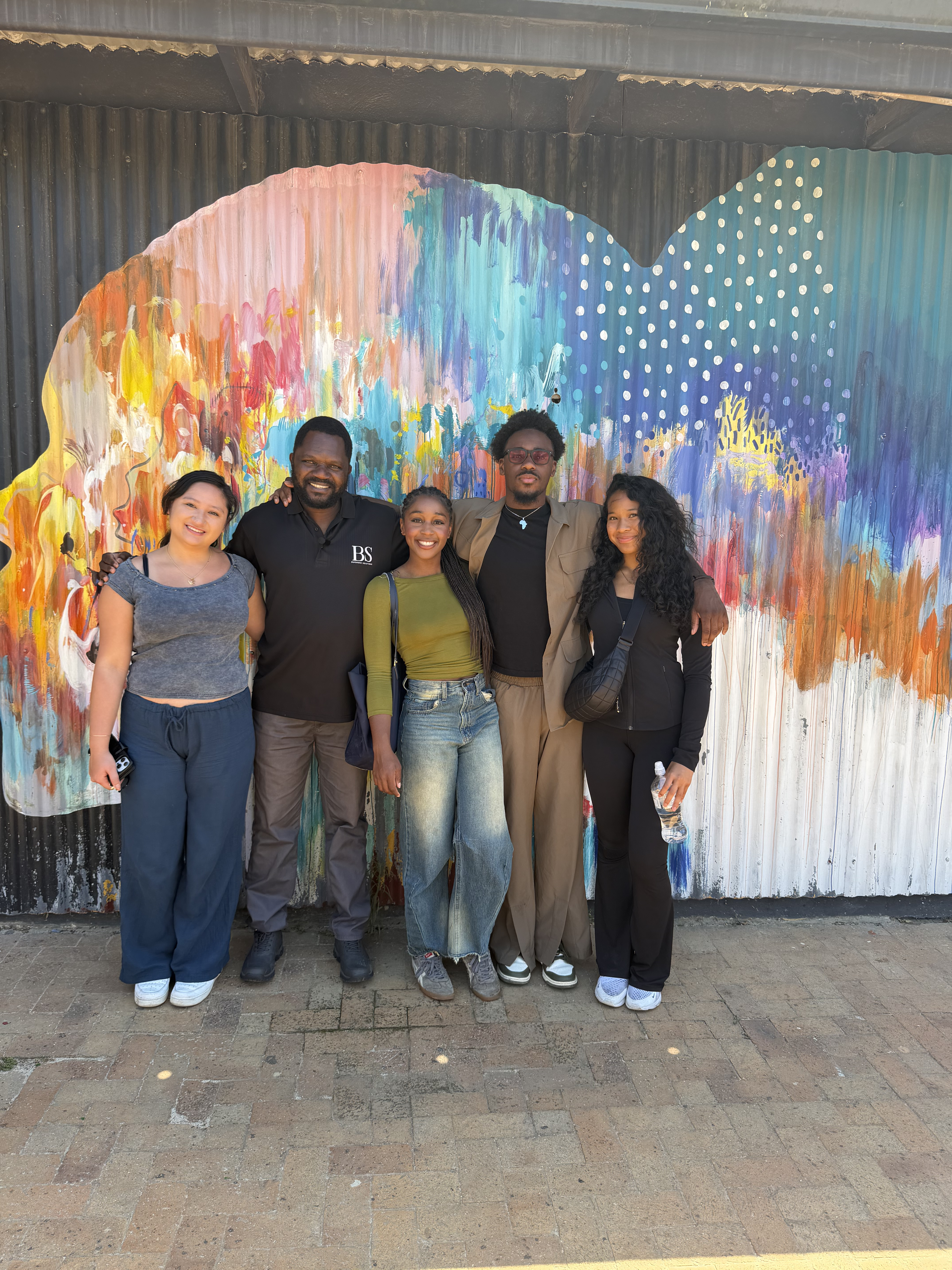 The cohort on immersion in Cape Town
